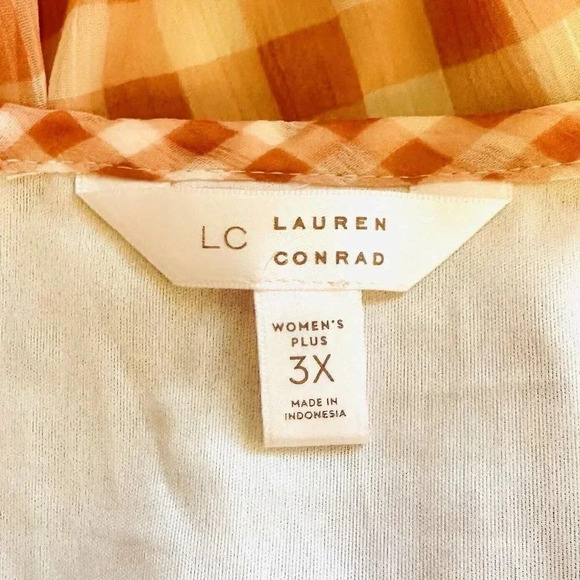 NWT LAUREN CONRAD Women Sleeveless Pullover V-Neck Lined Dress Plus Size 3X - Picture 13 of 15